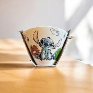 Lilo & Stitch 20oz Ceramic Ramen Bowl w/Bamboo Chopsticks